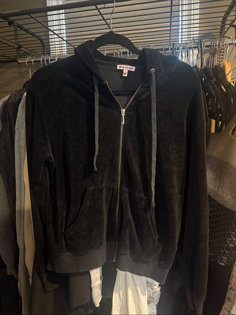 Juicy Couture Black Zip Up
